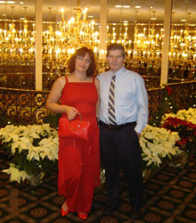    . Author with husband Robert.